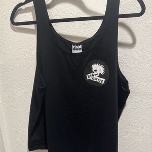 Rad Coffee Black Muscle Tank Top